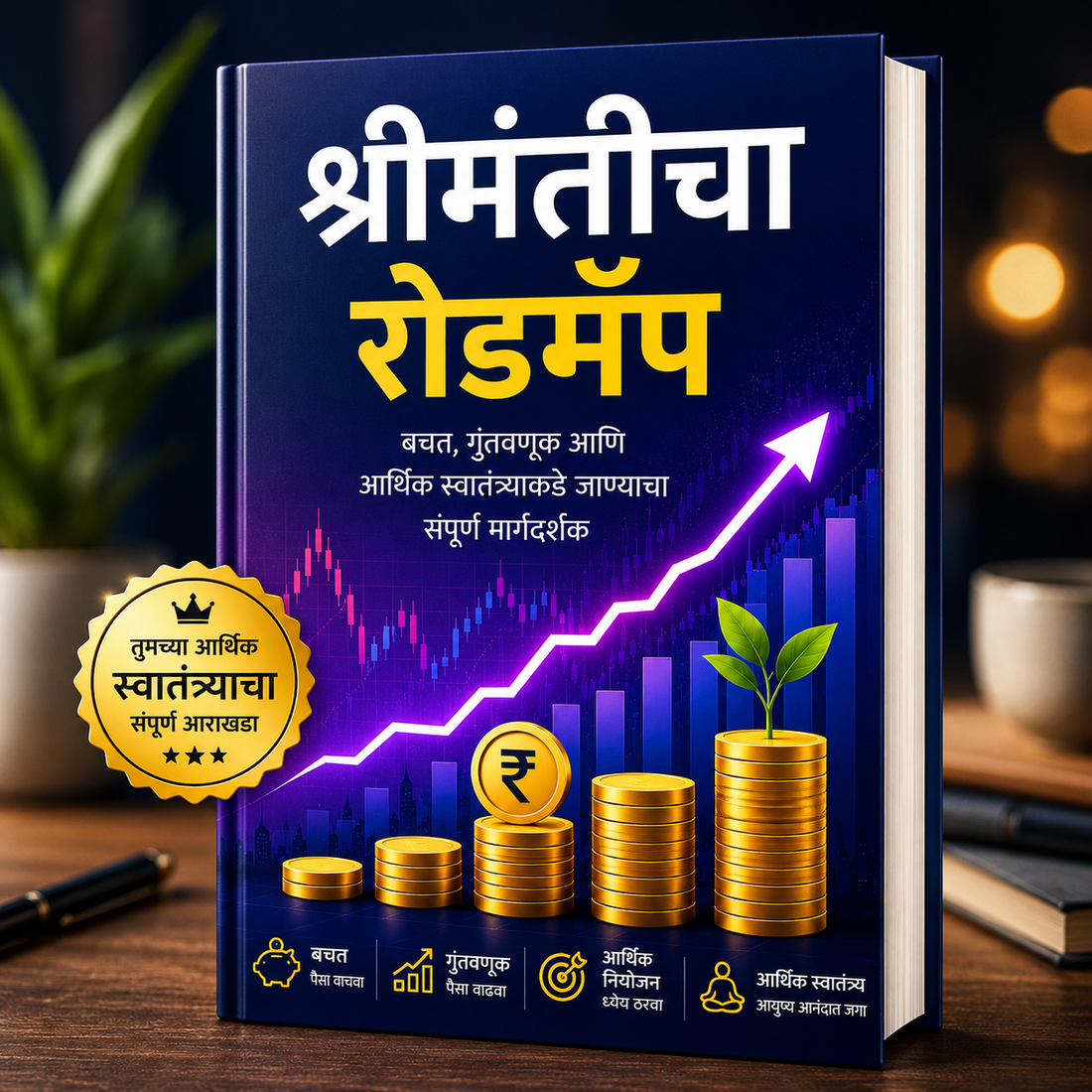 श्रीमंतीचा रोडमॅप - बचत, गुंतवणूक आणि आर्थिक स्वातंत्र्याकडे जाण्याचा संपूर्ण मार्गदर्शक